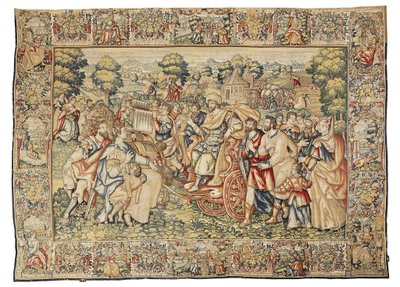 Tapestry of Jephthah and His Daughter by Unbekannt Unbekannt